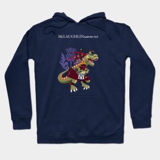 Clanosaurus Rex McLAUGHLINsaurus Rex McLaughlin clan Family Tartan Hoodie